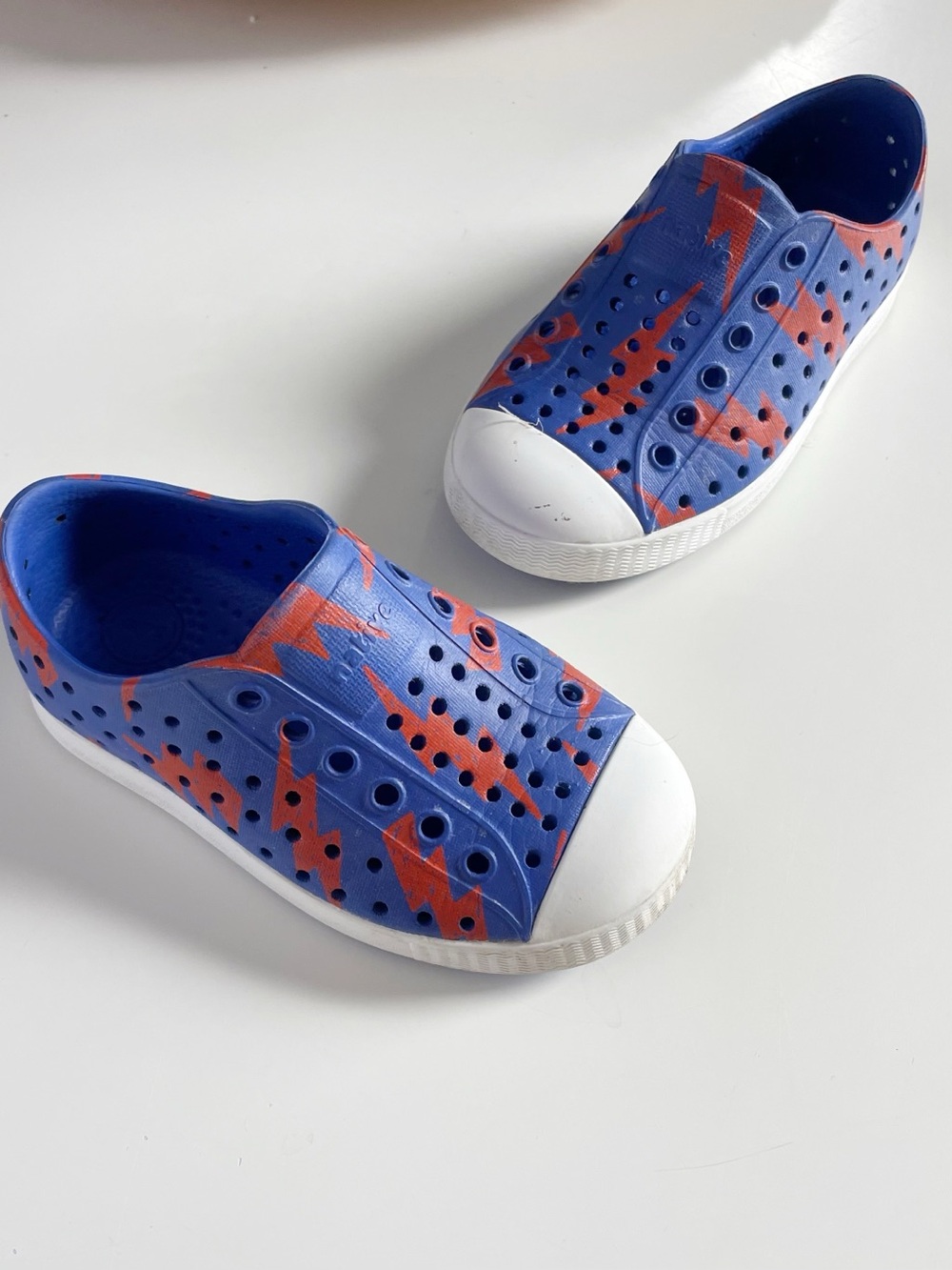 Native Shoes Jefferson Slip-On Blue Lightening | Toddler 7